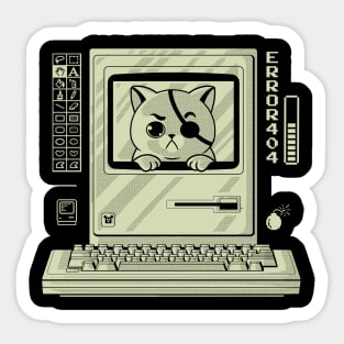 Cat virus Sticker